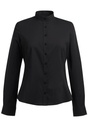 Amelia Ladies' L/S Blouse-Black