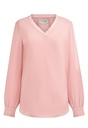 Como L/S Crepe Blouse-Pink
