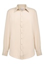 Bergamo L/S Crepe Blouse-Putty