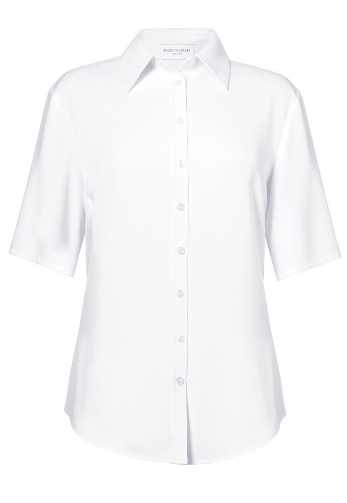 Garda S/S Crepe Blouse-White