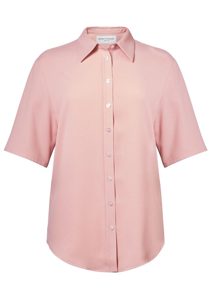 Garda S/S Crepe Blouse-Pink