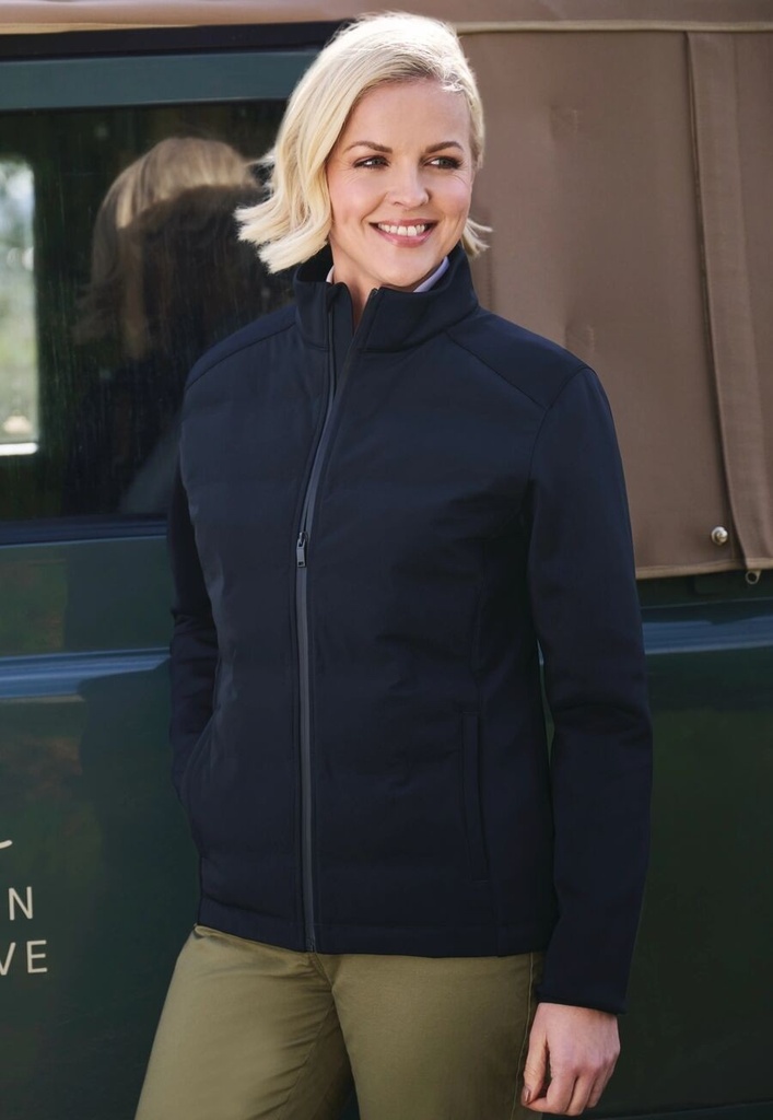 Enid Hybrid Jacket-Navy