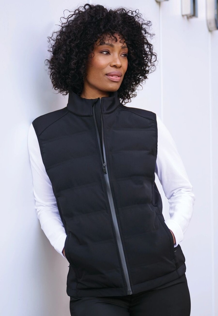 Auburn Hybrid Gilet-Black