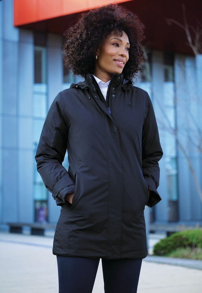 Hobbs  Padded Raincoat-Black