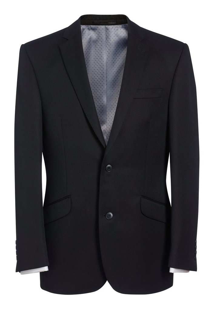 Zeus Tailored Fit Jacket-Black