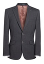 Aldwych Tailored Fit Jacket-Mid Grey