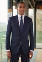 Holbeck Slim Fit Jacket-Navy Plain