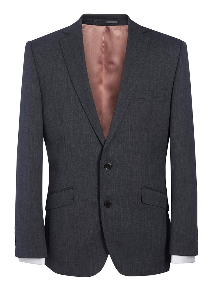 Holbeck Slim Fit Jacket-Mid Grey