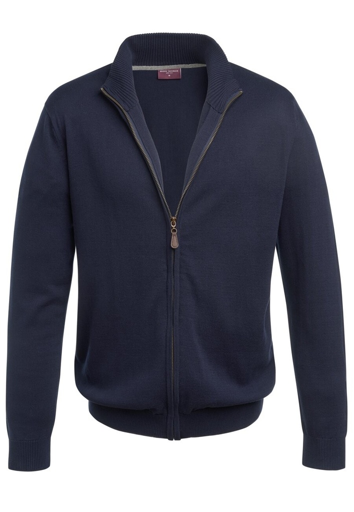 Columbus Zip Cardigan-Navy