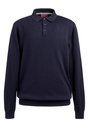 Casper L/S Knit Polo Shirt-Navy