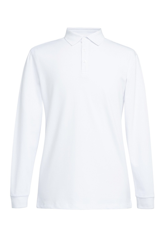 Frederick L/S Polo Shirt-White
