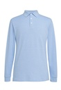 Frederick L/S Polo Shirt-Sky Marl