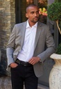 Rory Slim Fit Jersey Jacket-Grey