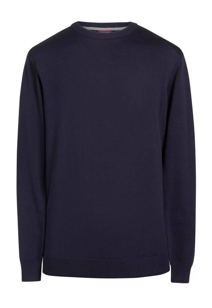 Jackson Crew Neck Jumper-Navy