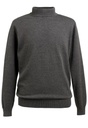 Franklin Turtleneck Jumper-Charcoal