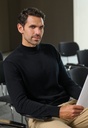 Franklin Turtleneck Jumper-Black