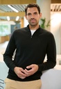 Copenhagen 1/4 Zip Jumper-Black