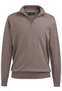 Copenhagen 1/4 Zip Jumper-Taupe