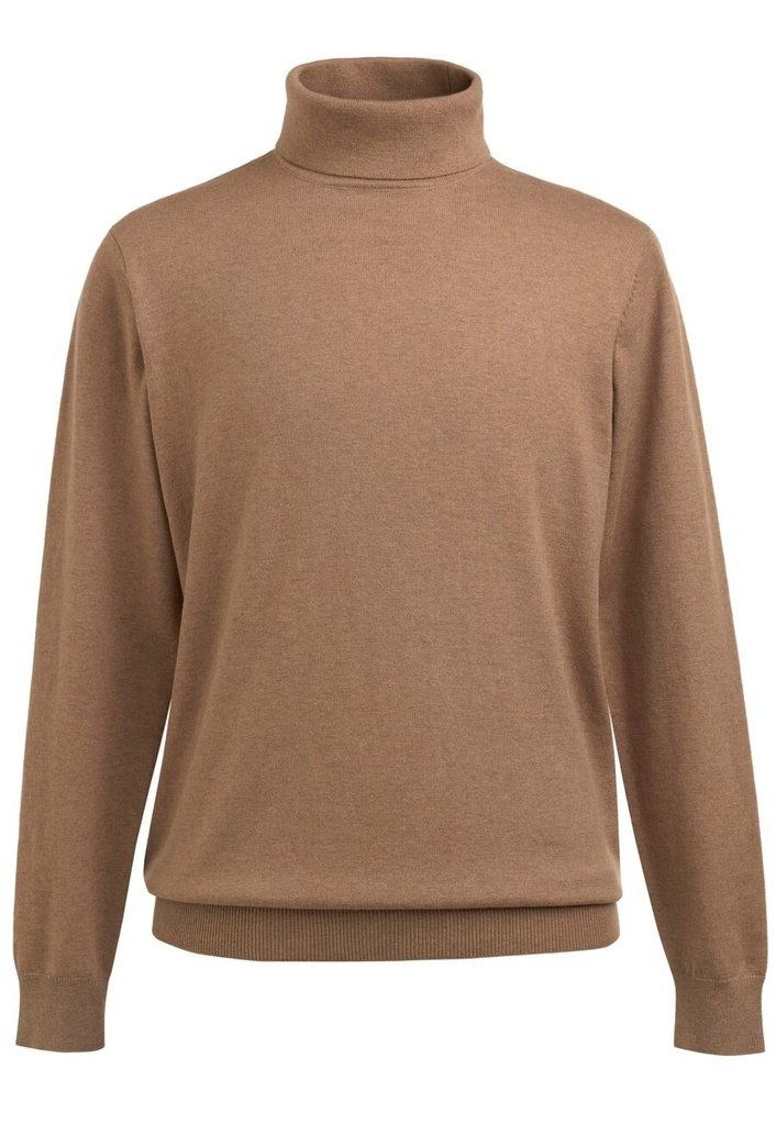 Oslo Roll Neck Jumper-Oatmeal