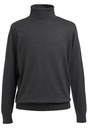 Oslo Roll Neck Jumper-Charcoal