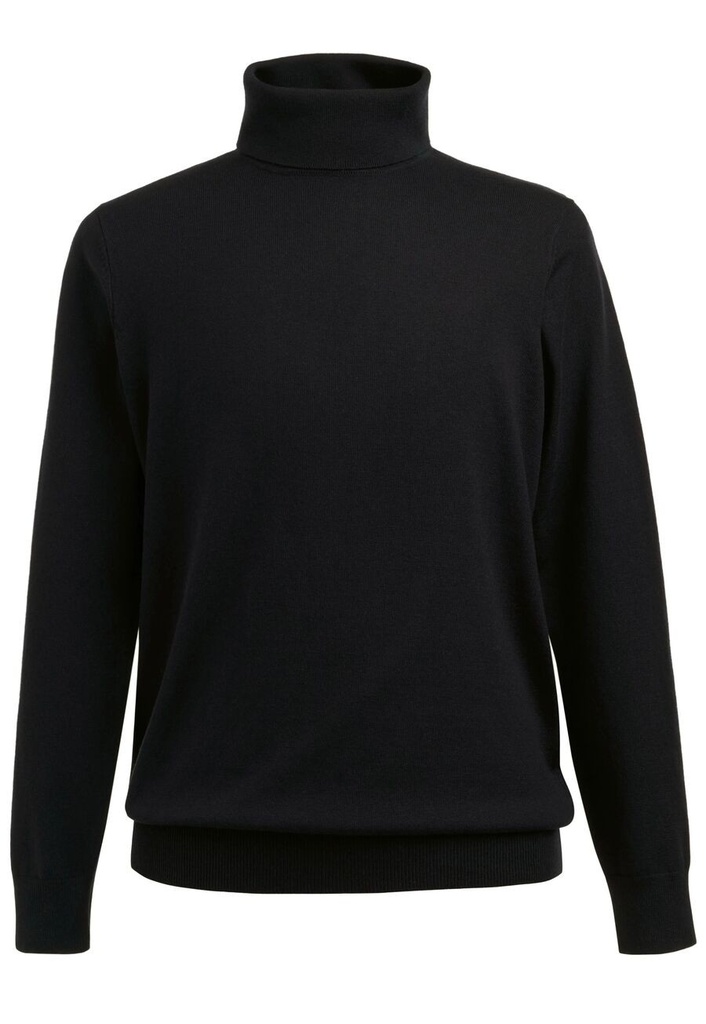 Oslo Roll Neck Jumper-Black