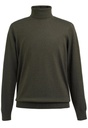 Oslo Roll Neck Jumper-Moss