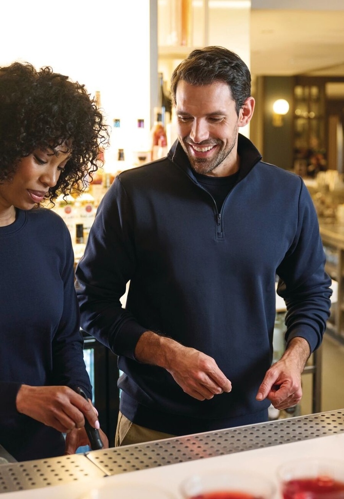 Oakland 1/4 Zip Sweatshirt-Navy