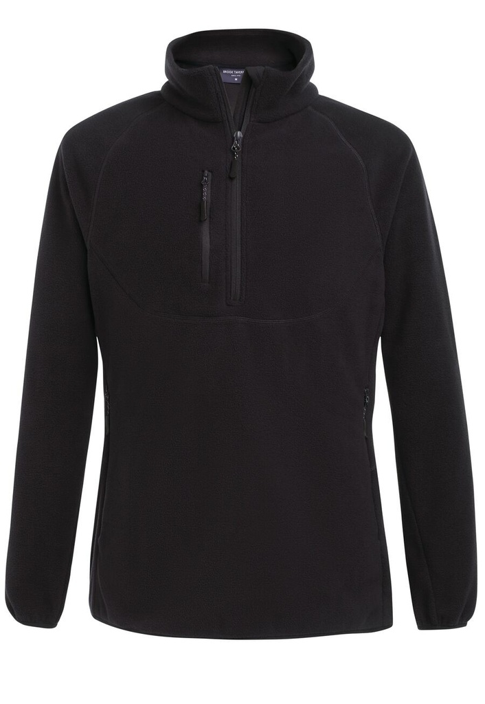 Ashton 1/4 Zip Fleece-Black