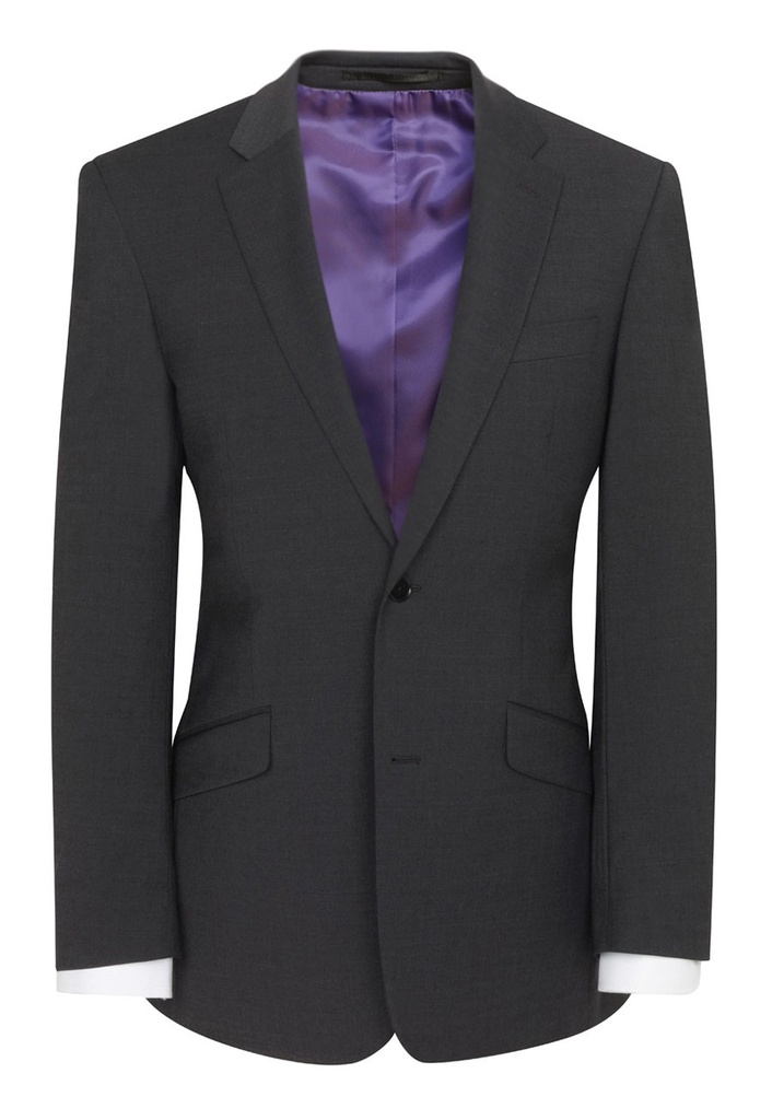 Avalino Tailored Fit Jacket-Charcoal
