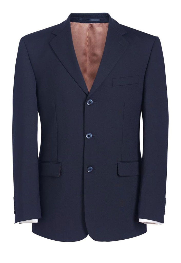 Langham Classic Fit Jacket-Navy Plain