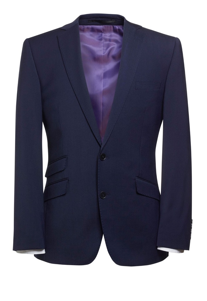 Cassino Slim Fit Jacket-Mid Blue