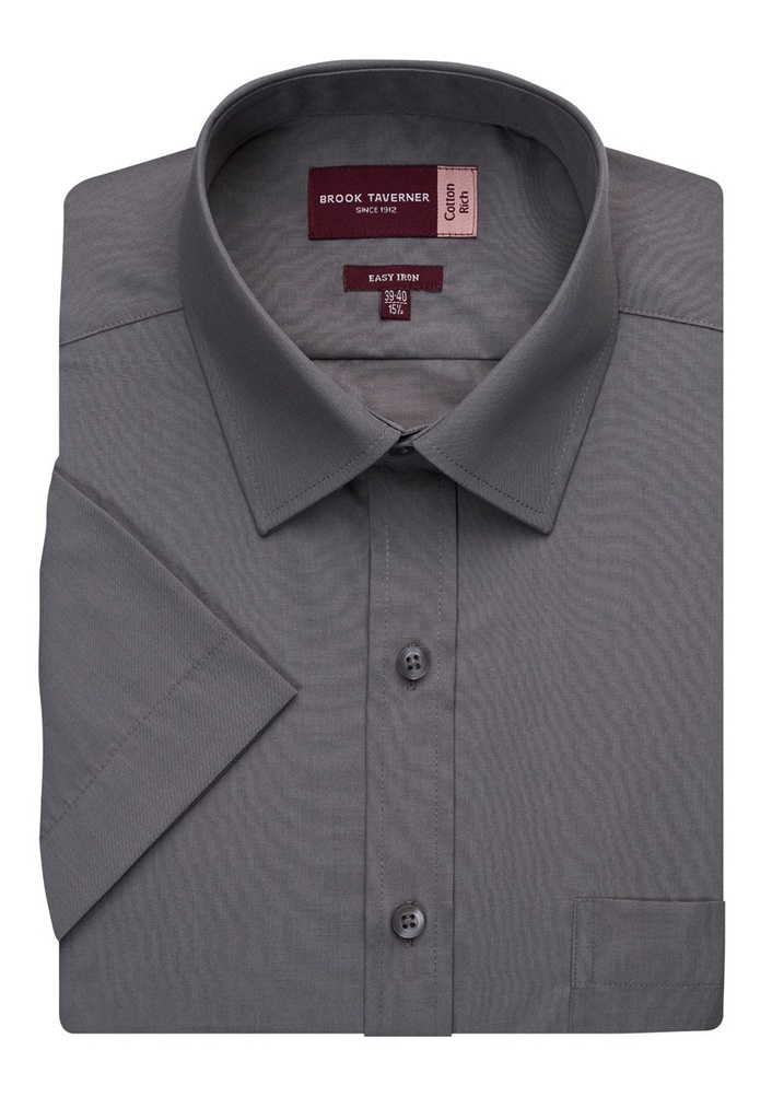 Rosello Men's S/S Shirt-Grey