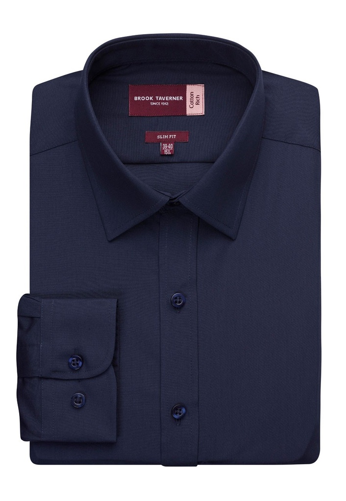 Alba Men's L/S Shirt-Navy