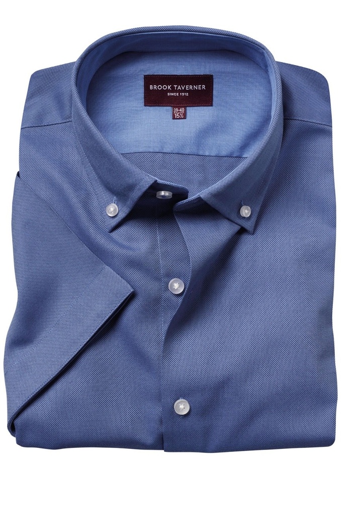 Calgary Men's S/S Shirt-Blue