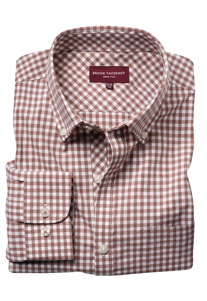 Montana Men's L/S Shirt-Brown