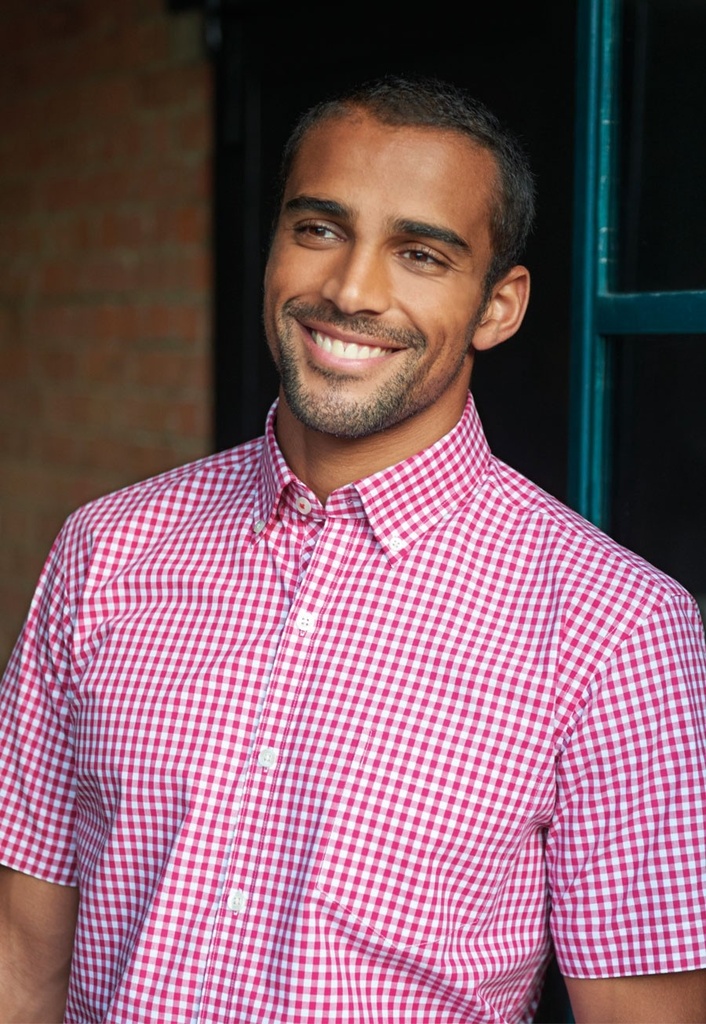 Portland Men's S/S Shirt-Red