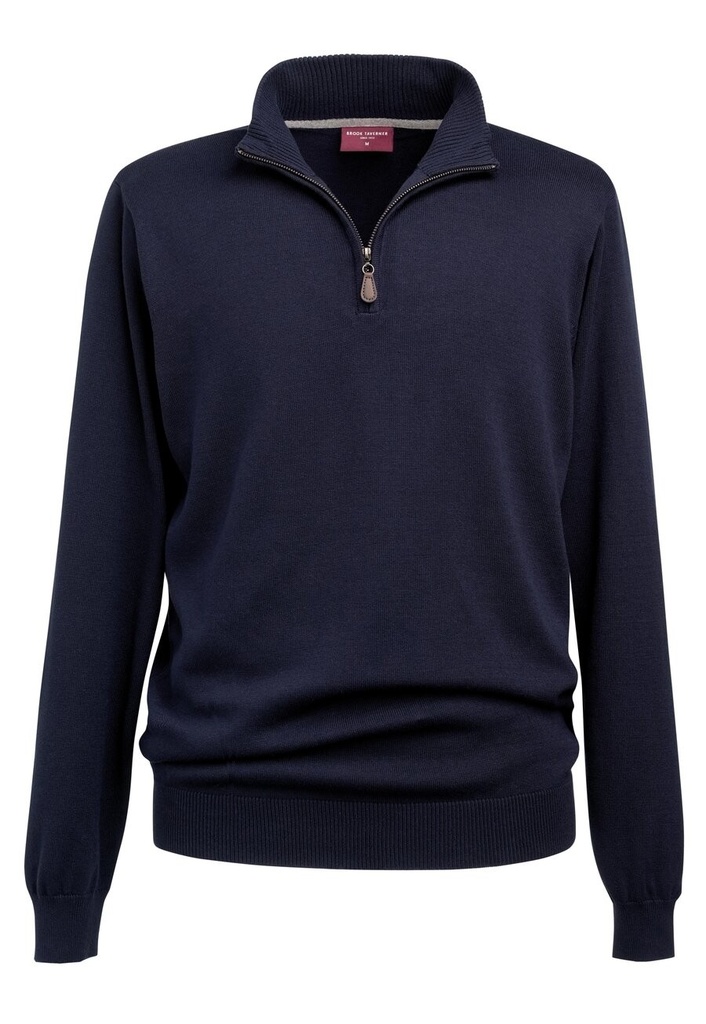 Dallas 1/4 Zip Jumper-Navy