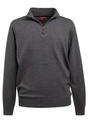 Dallas 1/4 Zip Jumper-Charcoal