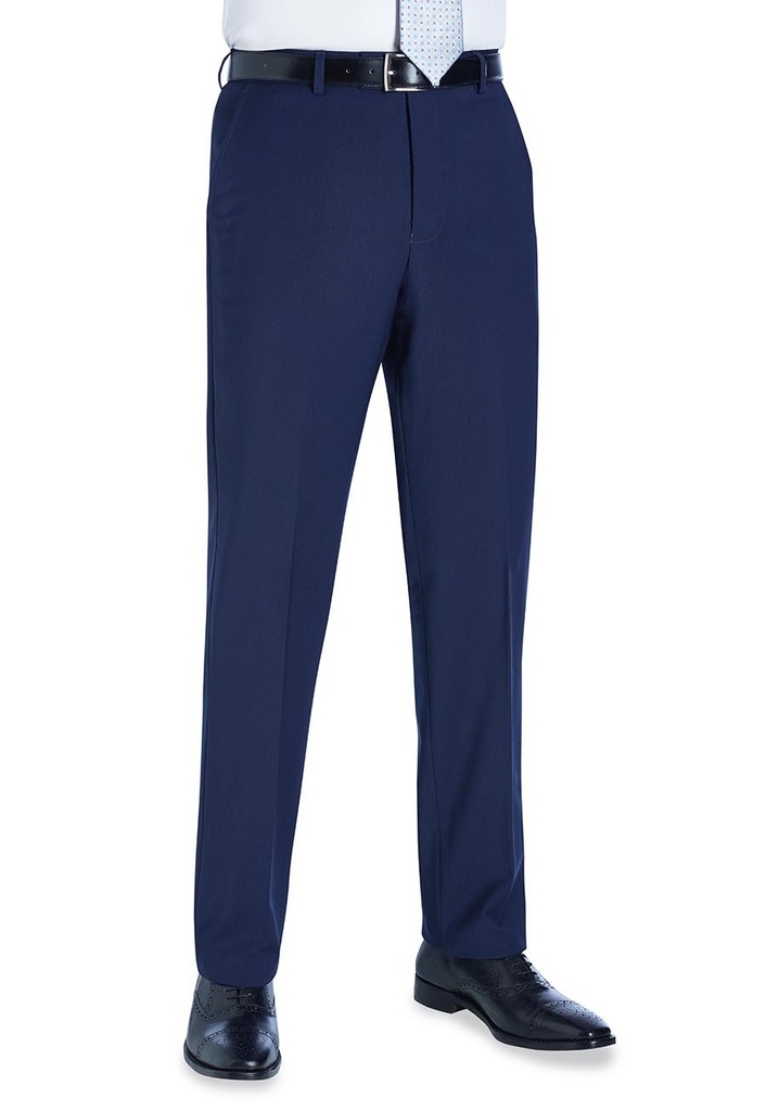 Avalino Tailored Fit Trouser-Mid Blue