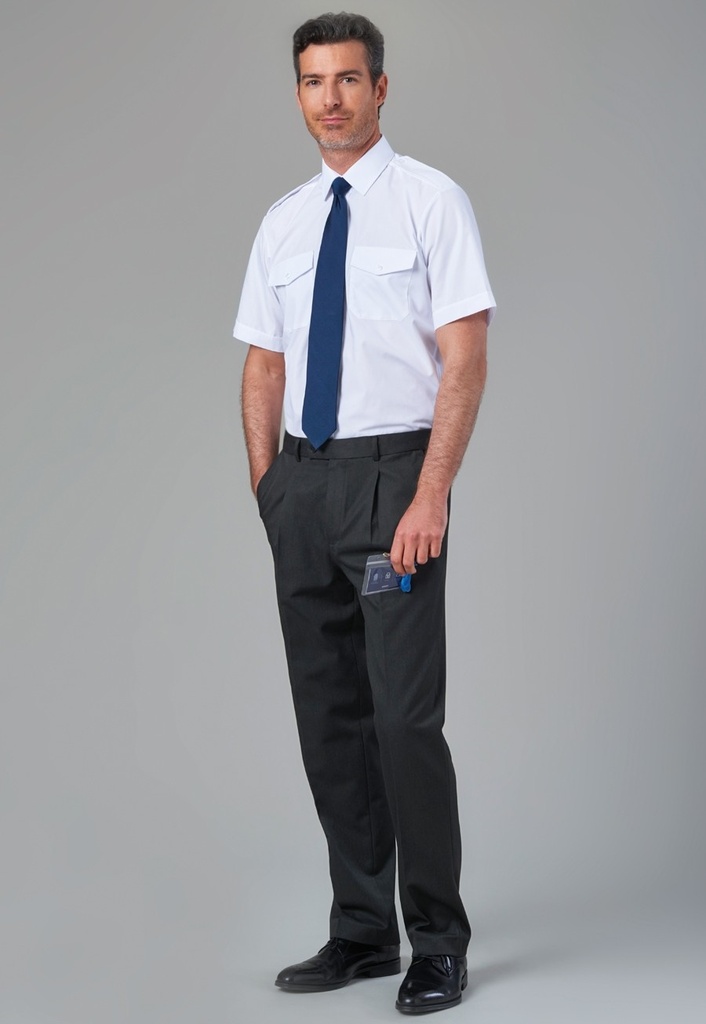 Atlas Classic Fit Trouser-Charcoal
