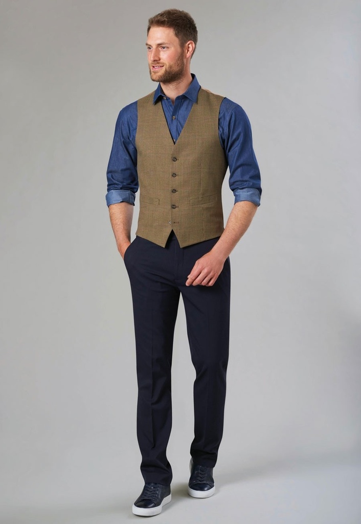 Pegasus Slim Fit Trouser-Navy