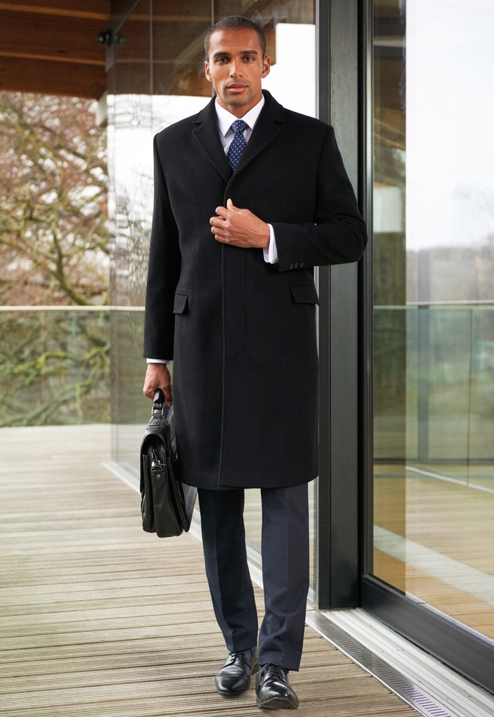 Bond Overcoat-Navy