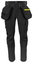 5551 WAISTPANT STRETCH-Black/Yellow