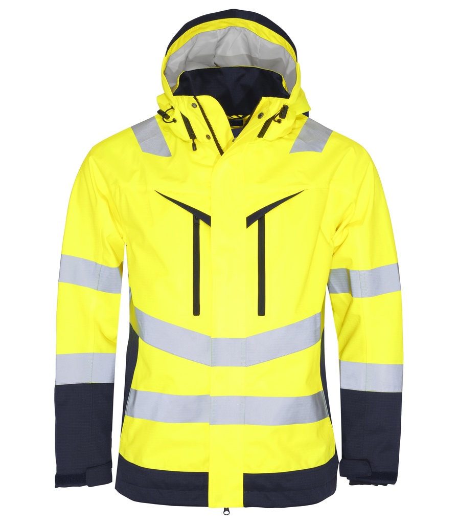 6455 SHELLJACKET EN ISO 20471 CLASS 3-Yellow/Navy