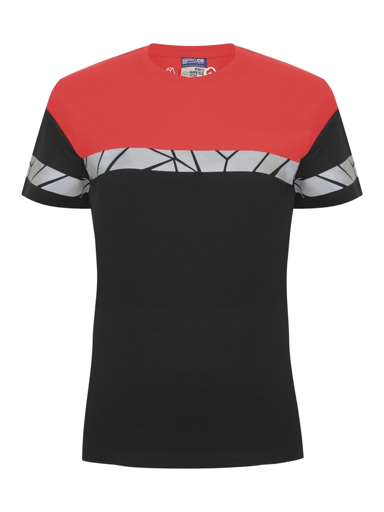 7005 T-SHIRT WOMEN 7005 T-SHIRT WOMEN 9910-VIZ-Black/Red