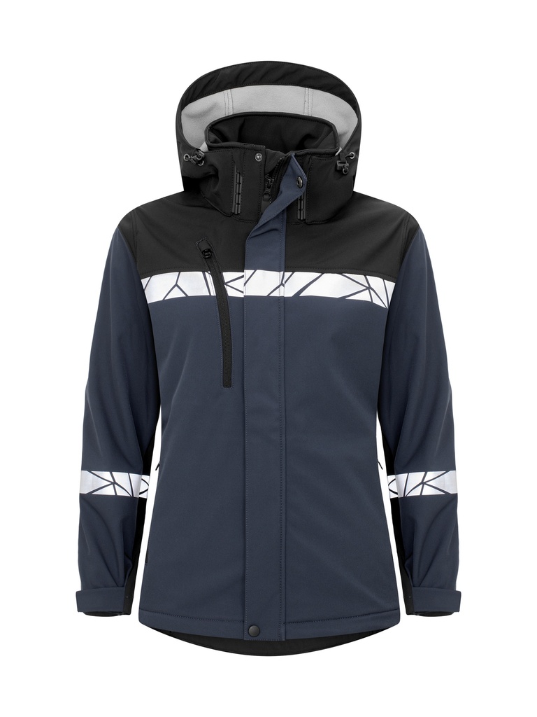 7417 SOFTSHELL JACKET WOMEN 7417 SOFTSHELL JACKET WOMEN 9910-VIZ-Navy/Black