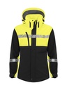 7417 SOFTSHELL JACKET WOMEN 7417 SOFTSHELL JACKET WOMEN 9910-VIZ-Black/Yellow