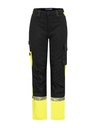 7512 WORKPANT WOMEN (kneeprotector pockets) 7512 WORKPANT WOMEN (kneeprotector pockets) 9910-VIZ-Black/Yellow