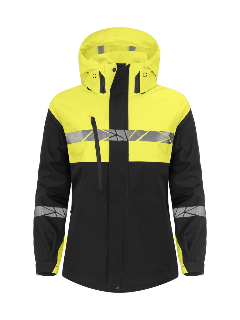 7419 SHELL JACKET WOMEN 7419 SHELL JACKET WOMEN 9910-VIZ-Black/Yellow