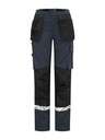 7513 WORKPANT WOMEN (kneeprotector pockets + hp) 7513 WORKPANT WOMEN (kneeprotector pockets + hp) 9910-VIZ-Navy/Black